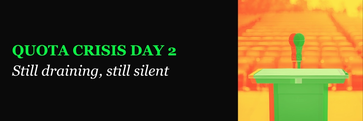 Quota Crisis, Day 2