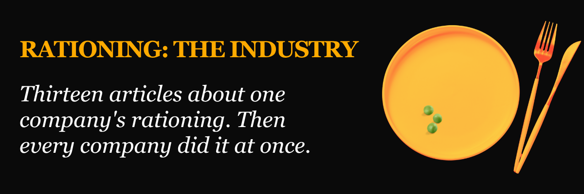 Rationing: The Industry
