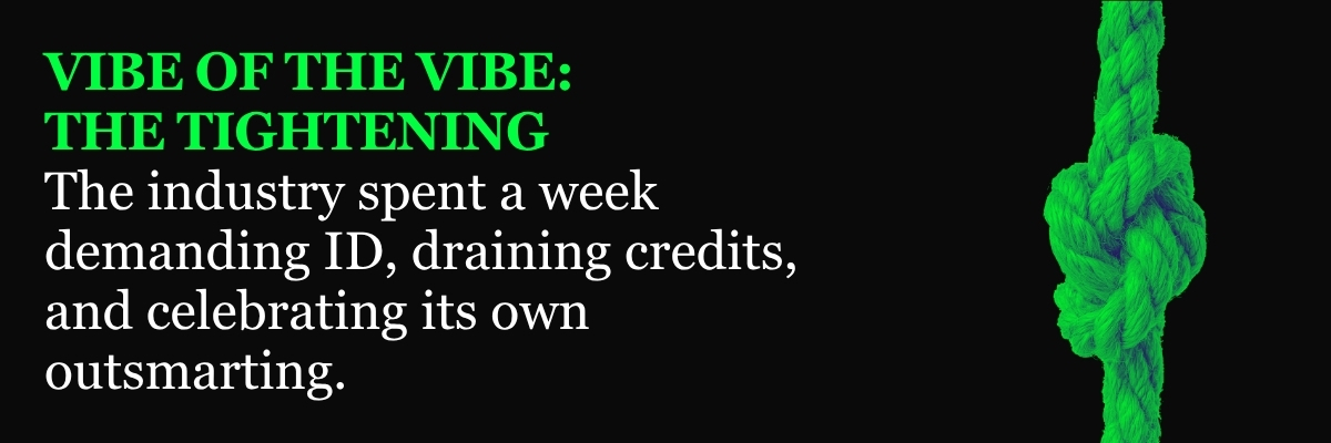 Vibe of the Vibe: The Tightening