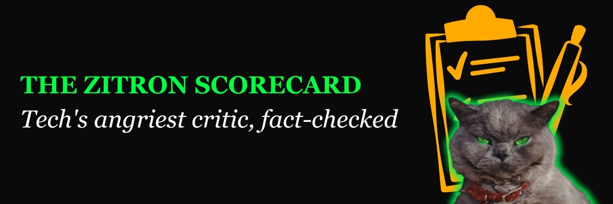 The Ed Zitron Scorecard